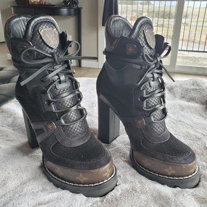 Louis Vuitton heeled boots